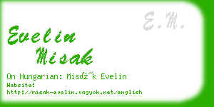 evelin misak business card